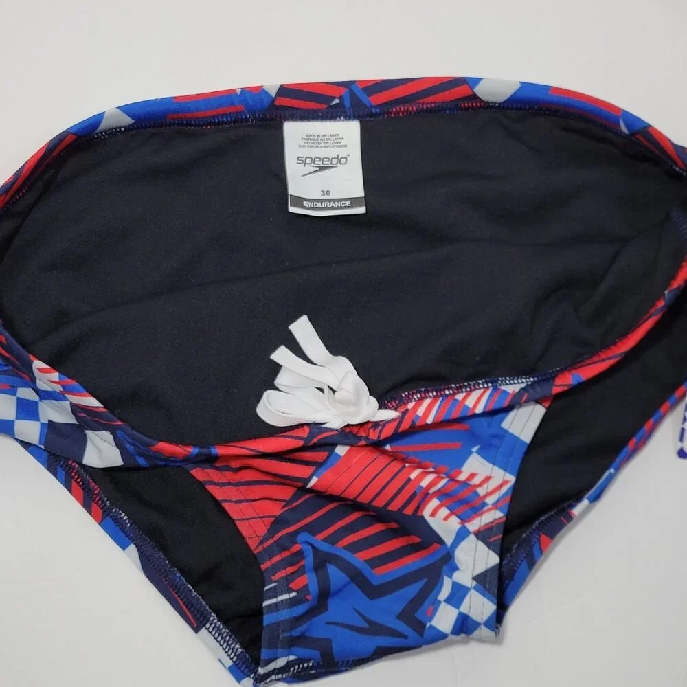 Speedo Swim Briefs Men Size 36‎ Overdrive True Cobalt Competitive Swimsuit Stars